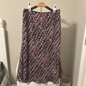 Lane Bryant Pink and Black Women's Skirt